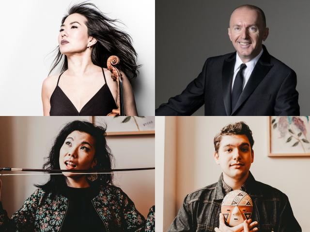 Livia Sohn and Pedja Mužijević with Ayane Kozasa and Gabriel